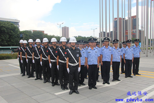 不忘初心再奮進，厲兵秣馬促前行----廣東威遠保安舉行2019“春季大練兵”管理層考核驗收